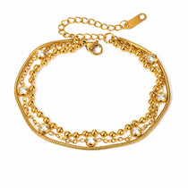 Celestia Layers Gold Bracelet