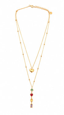 Hues Gold Neckalce