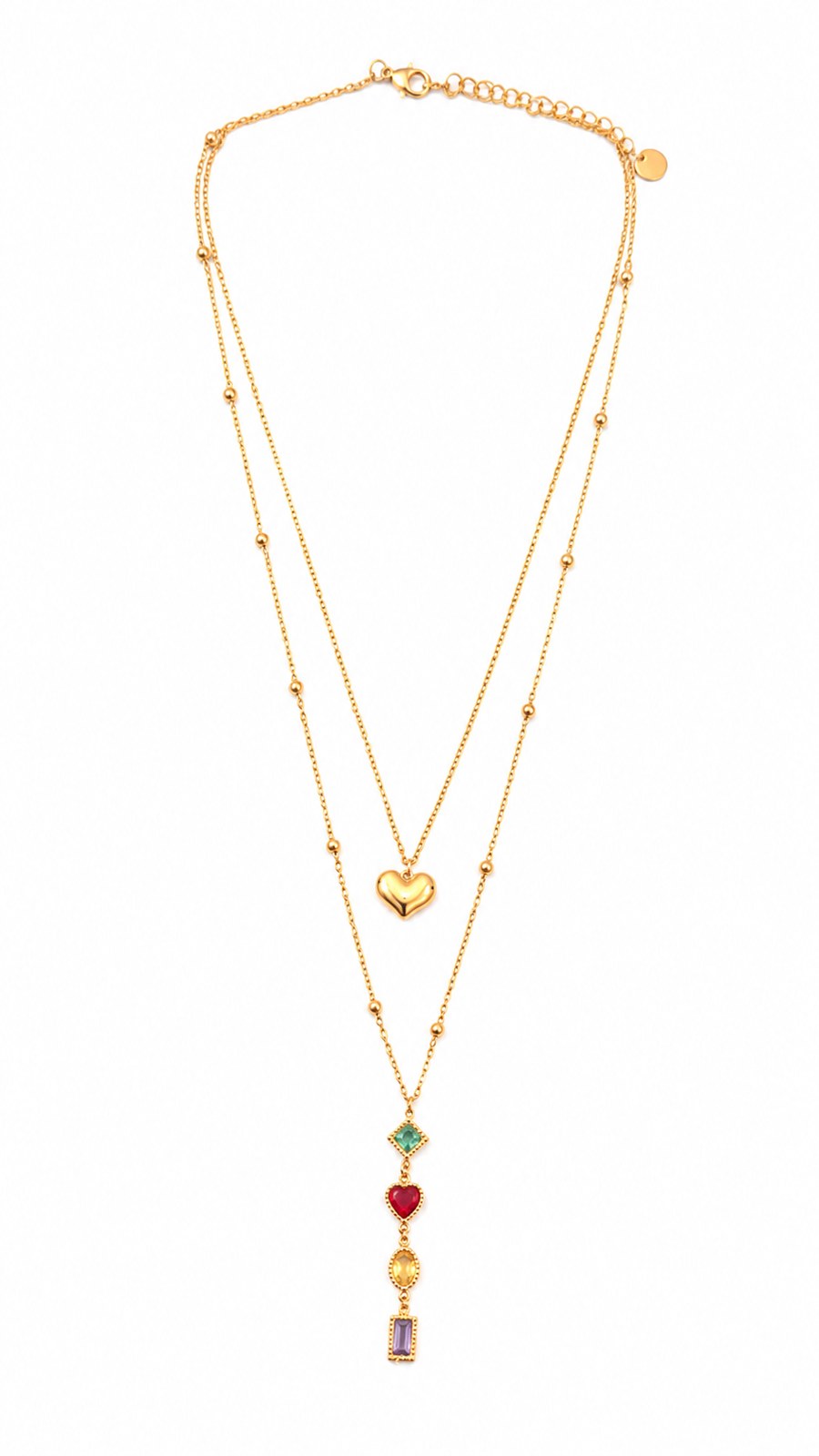 Hues Gold Neckalce