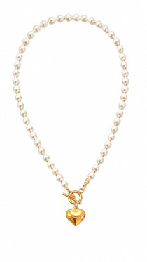 Cheri Pearl Gold Necklace