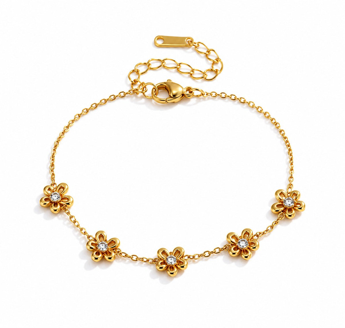 Flora Gold Bracelet