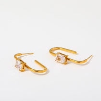 Nova Gold Statement Hoop Earrings