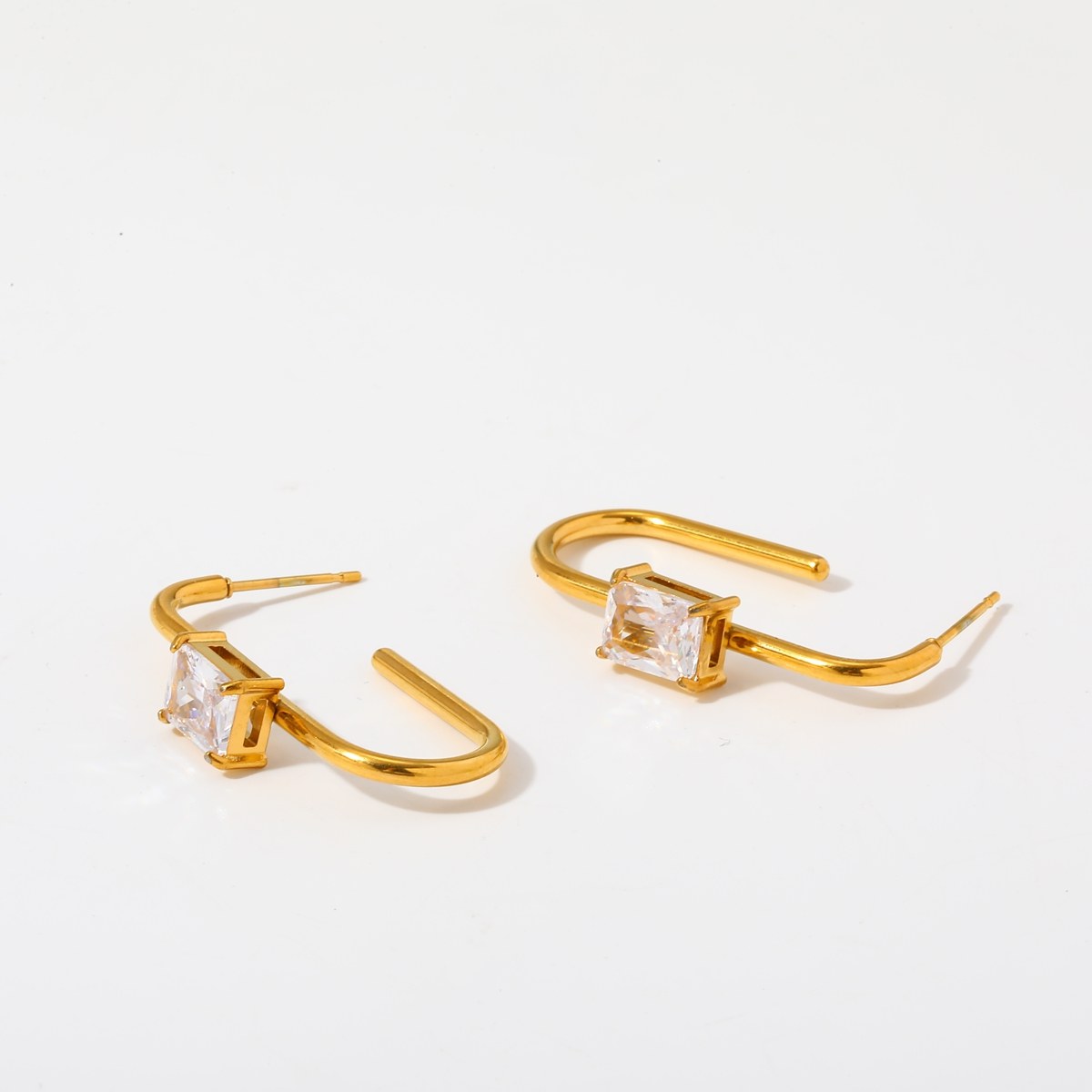 Nova Gold Statement Hoop Earrings