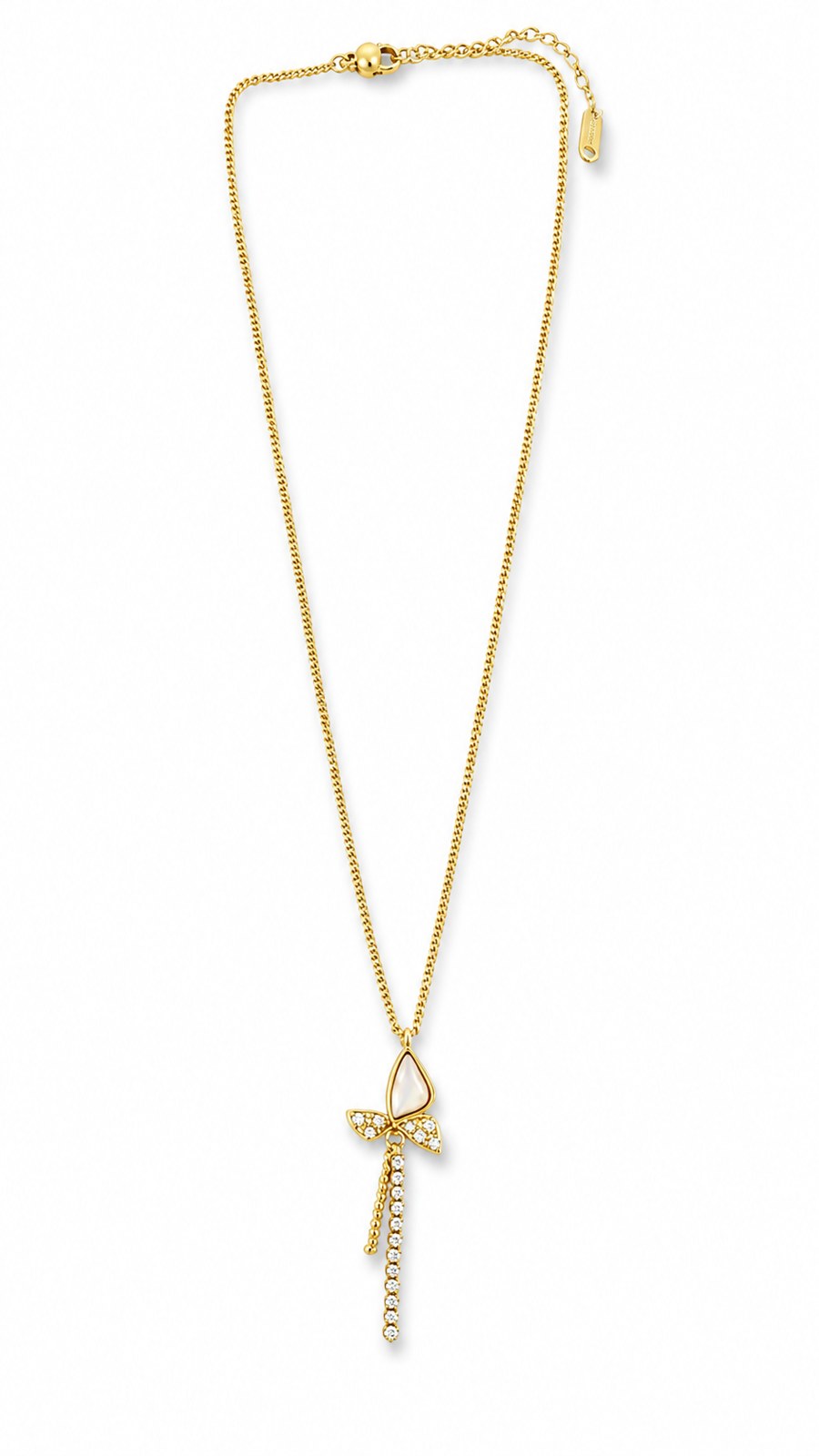 Ivoria Bow Gold Necklace