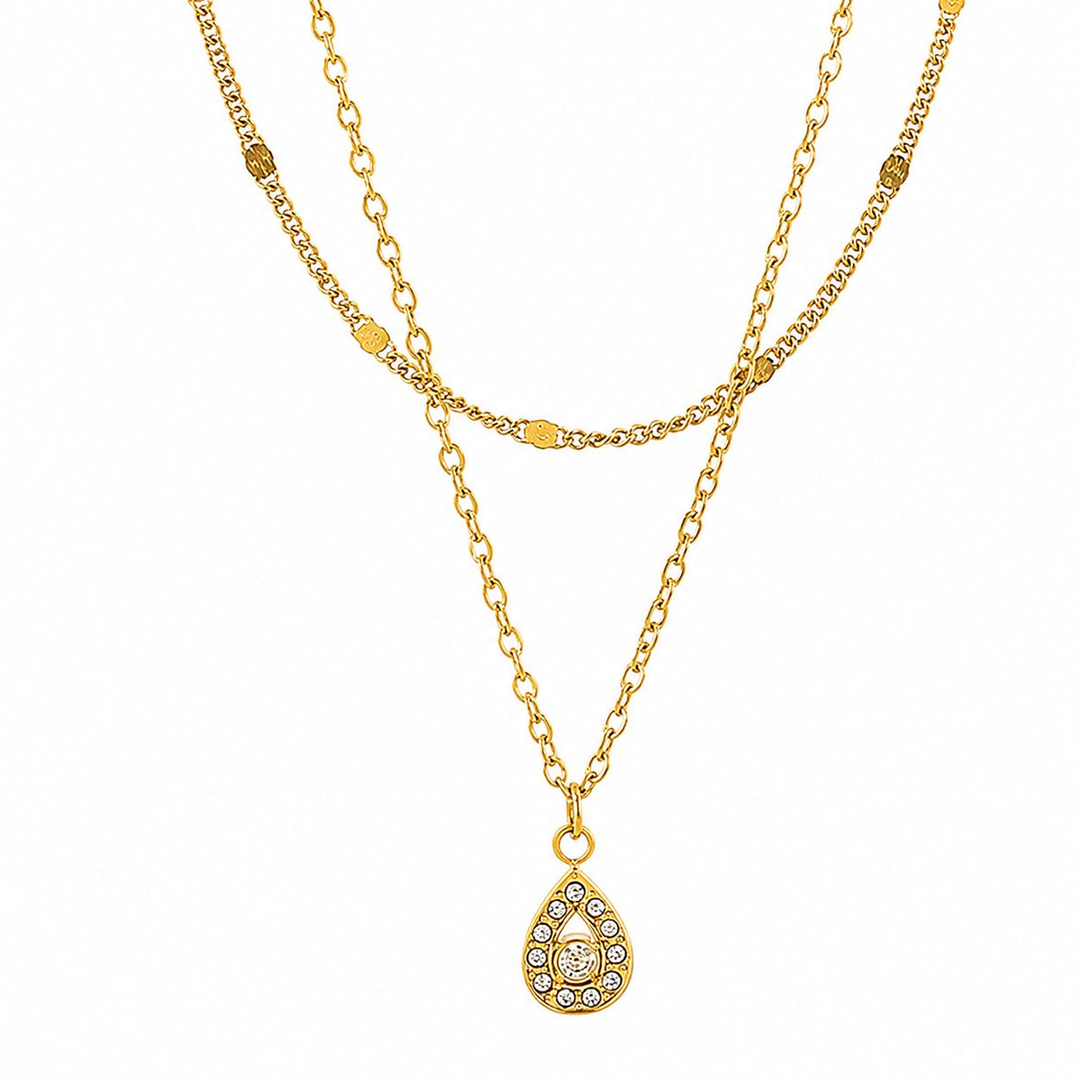 Aria Layered Gold Necklace