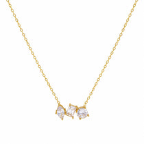 Trinity Spark Gold Necklace