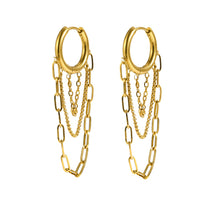 Trapestery Gold Hoops Earrings