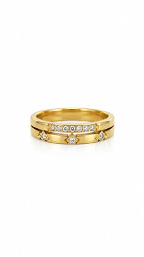 Geometry Gold Ring