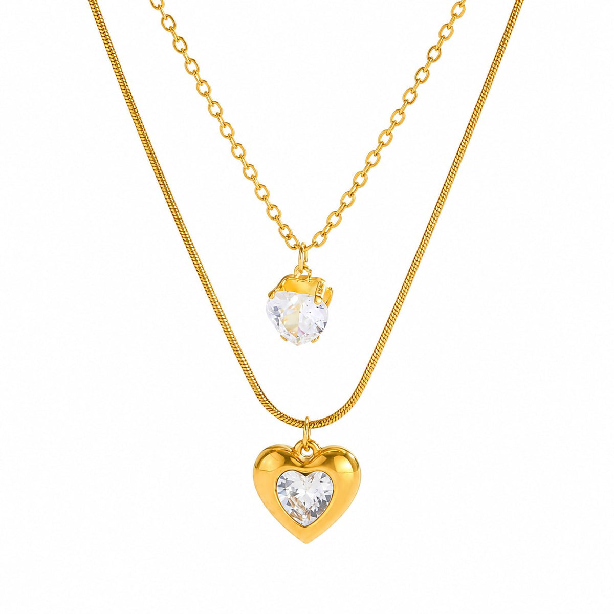 Duo Luxe Gold Necklace