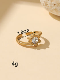 Lumi Star Gold Ring