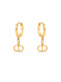 Elan Hoop Gold Earrings
