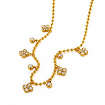 Petal Spark Gold Necklace