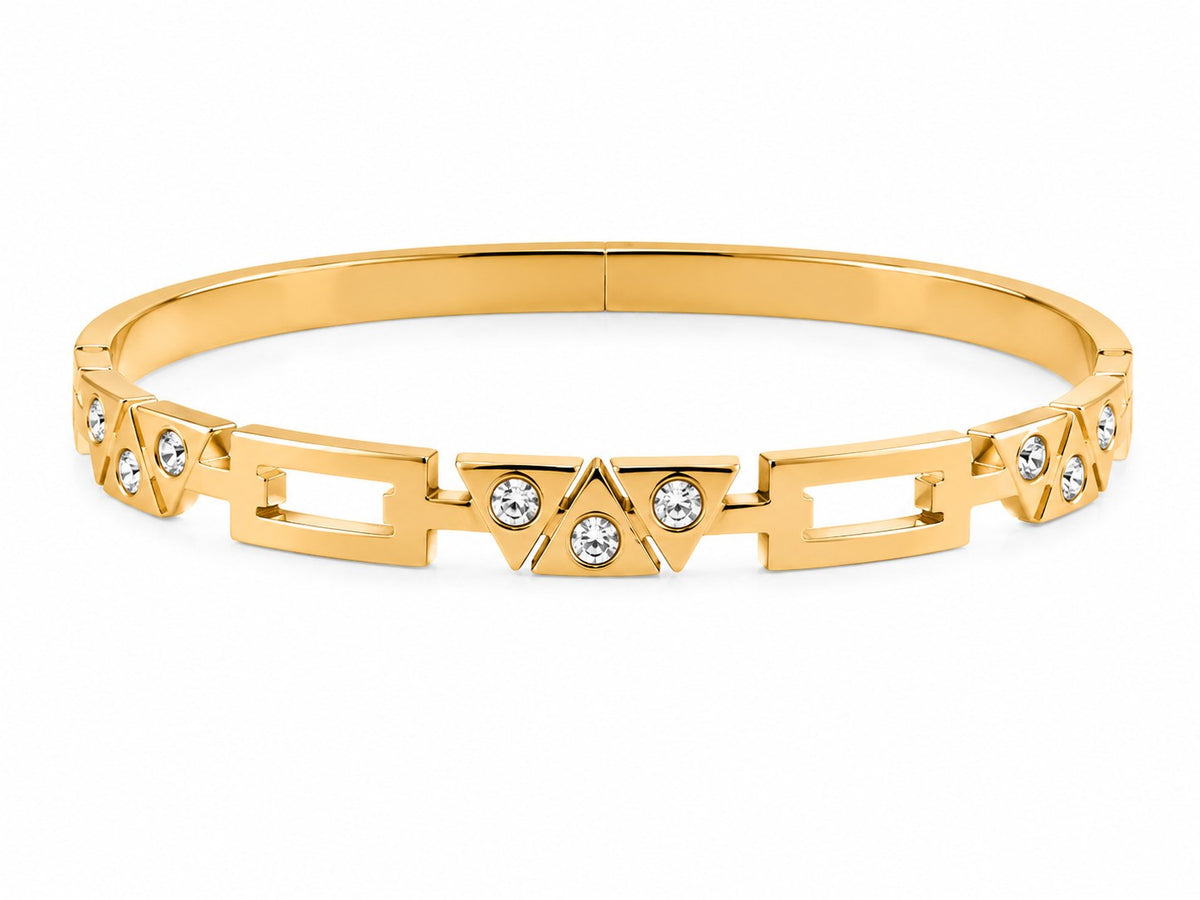 Vertex Gold Plated Bangle