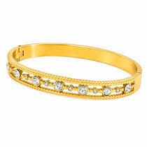 Celeste Gold  Halo Bangle