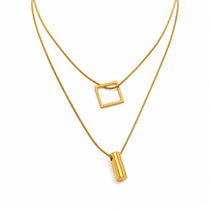 Axis Gold Necklace