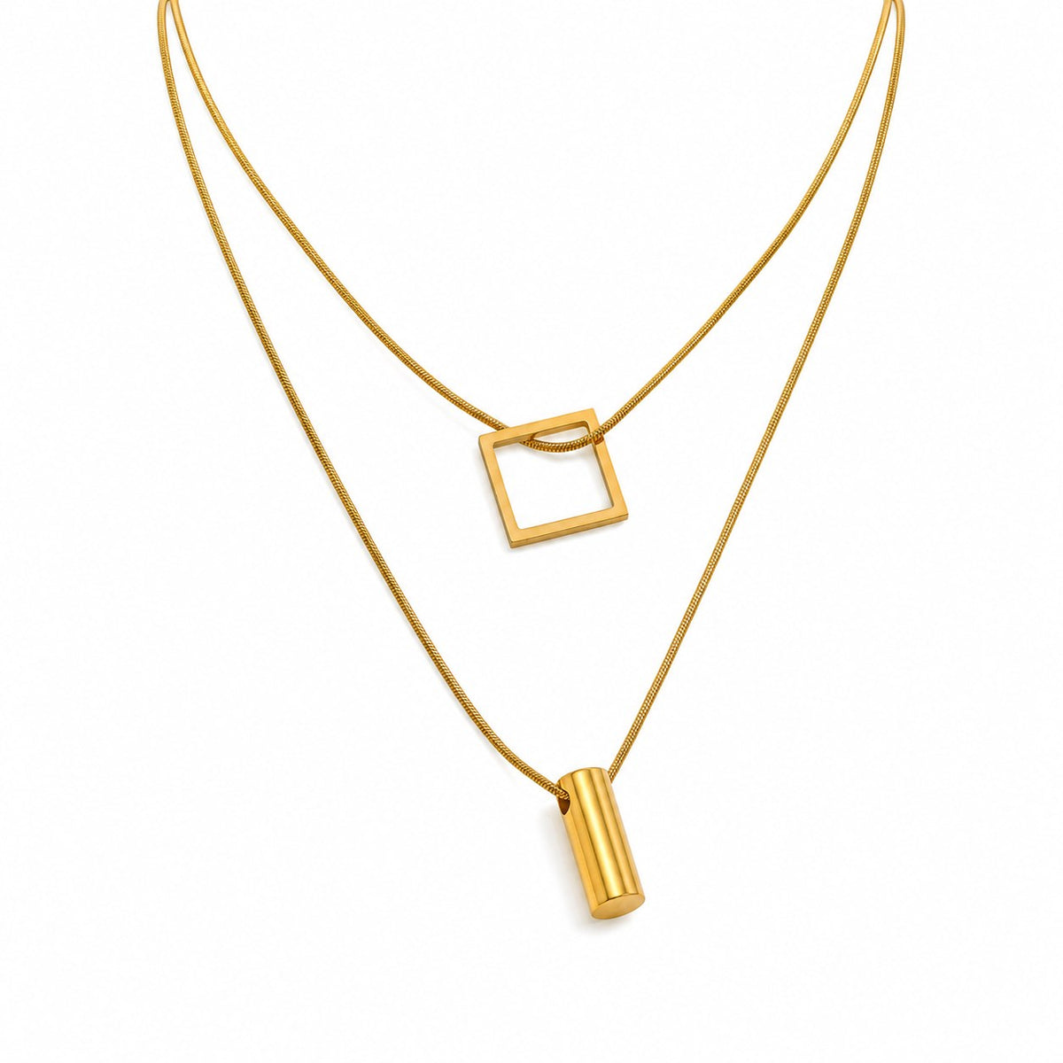Axis Gold Necklace