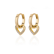 Simple Love Gold Hoop Earrings