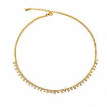 Serene Glow Gold Necklace