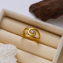 Rounded Gold Ring