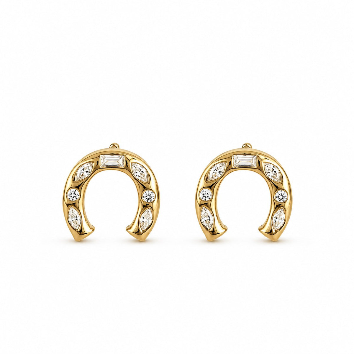 Arc Gold Earrings