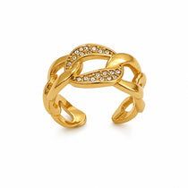 Celeste Link Gold Ring