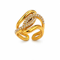 Interlock Gold Ring