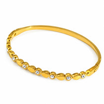 Celine Crystal  Gold Bangle