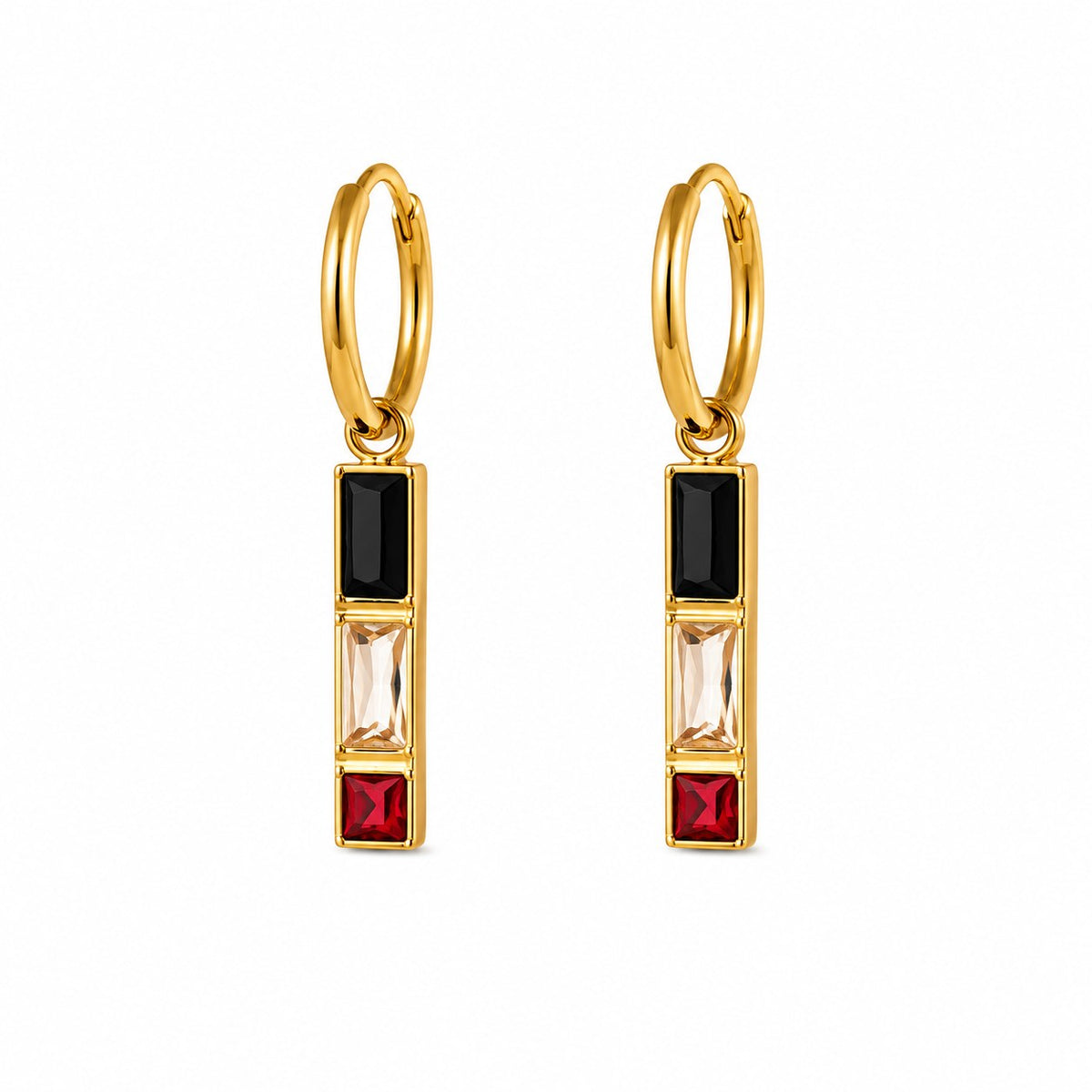 Gemline Gold Hoop Earrings