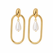 Pearl Grace Gold Earrings