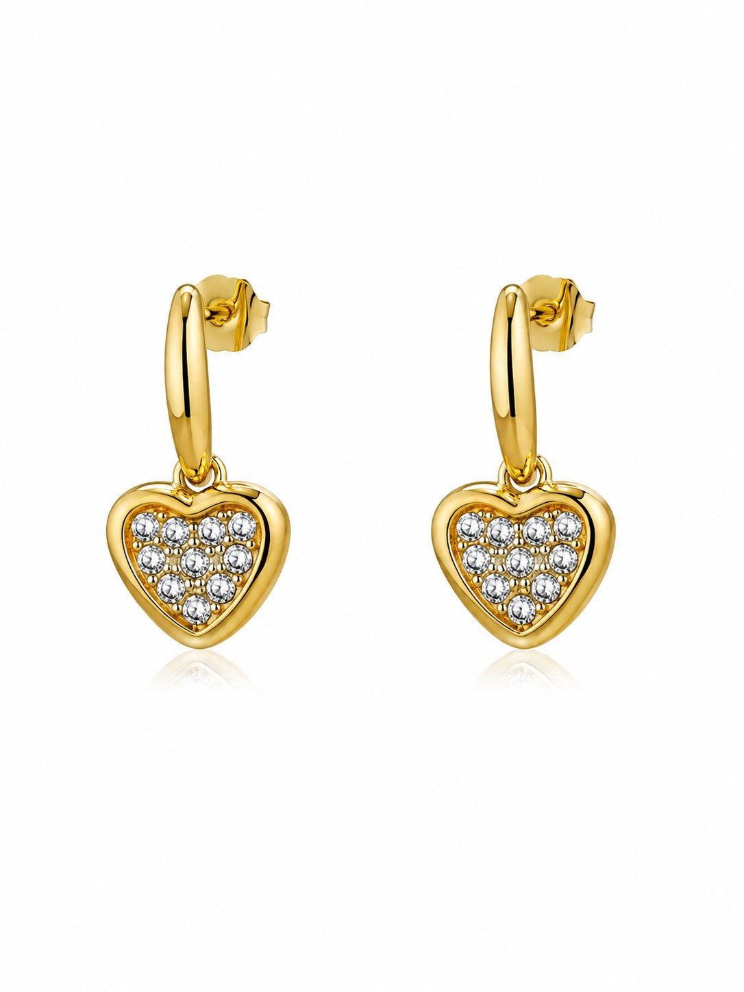 Adora Gold Heart Earrings