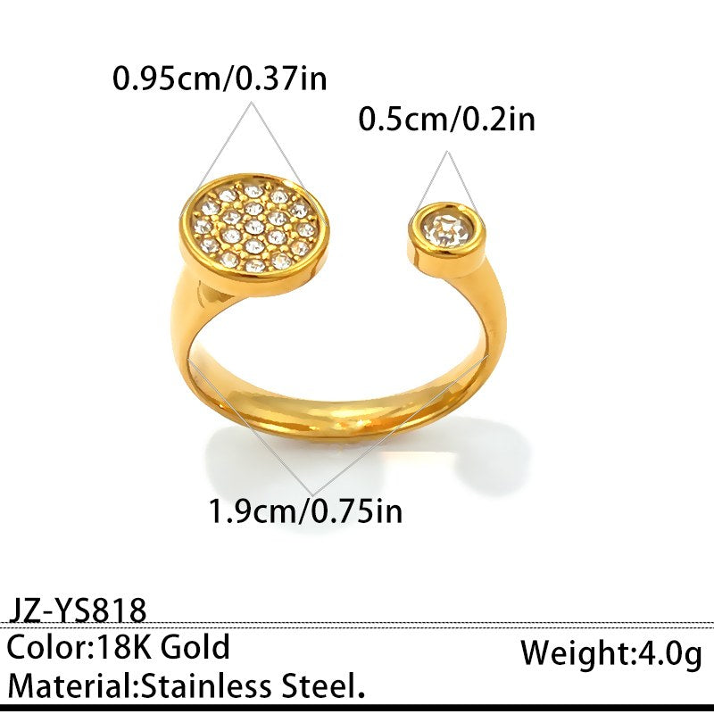 Dual Radiance Gold Ring