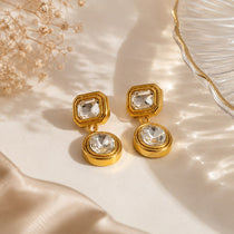 Opaline Gold Earrings