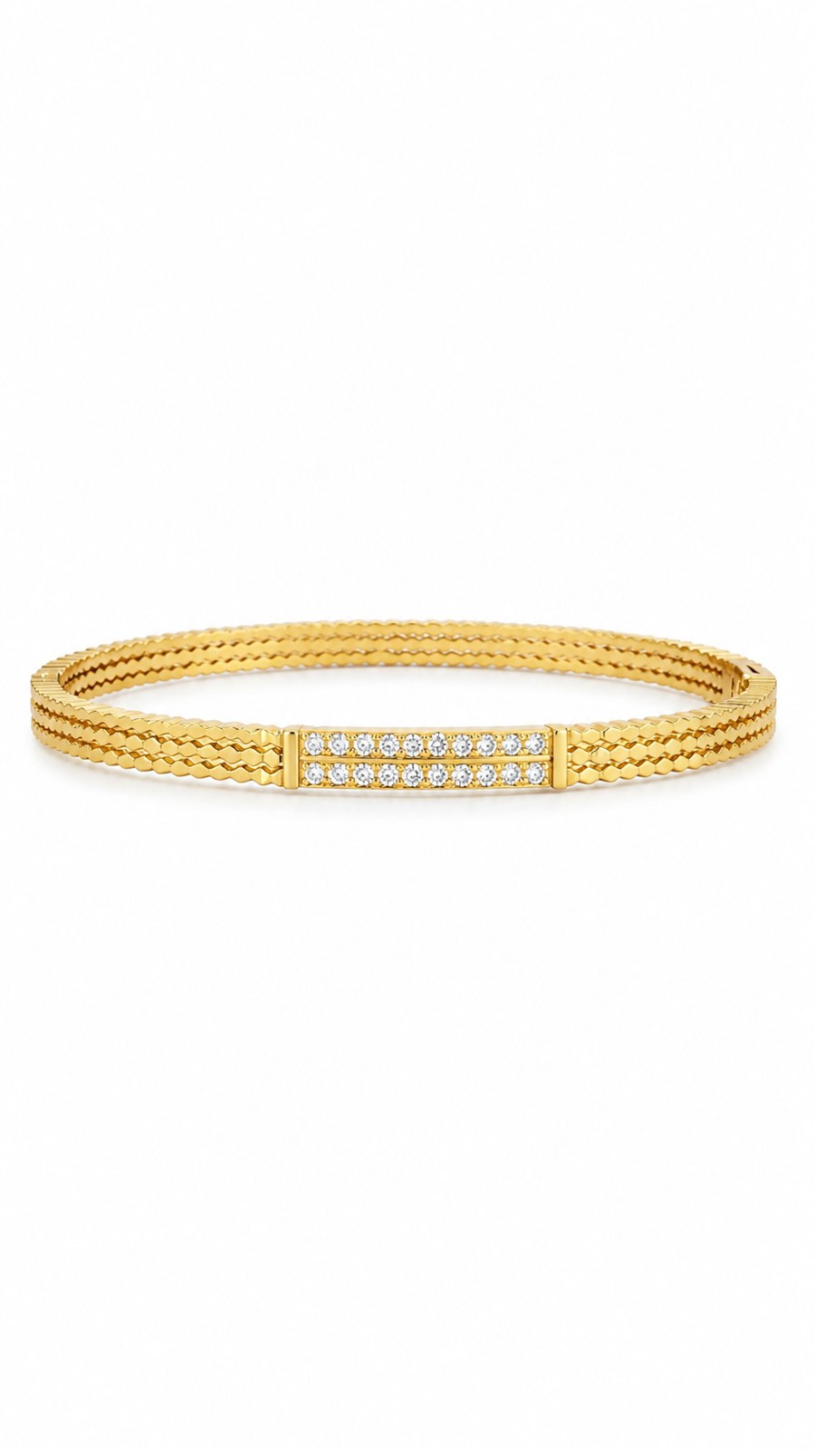 Serena Gold Plated Bangle