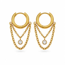 The Serene Gold Earrings