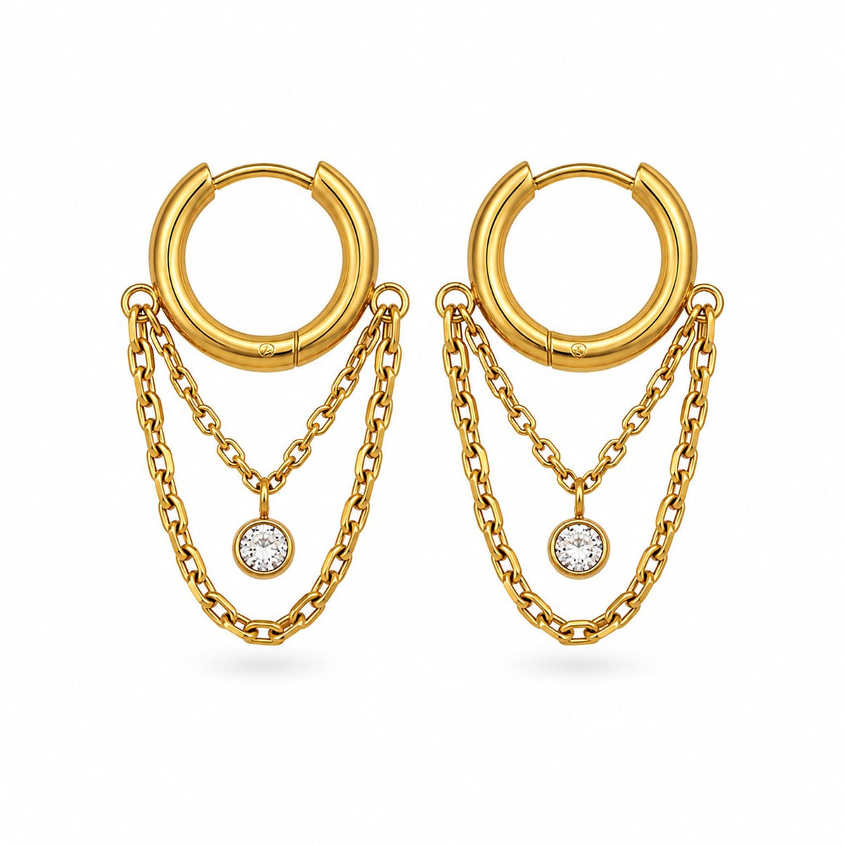 The Serene Gold Earrings