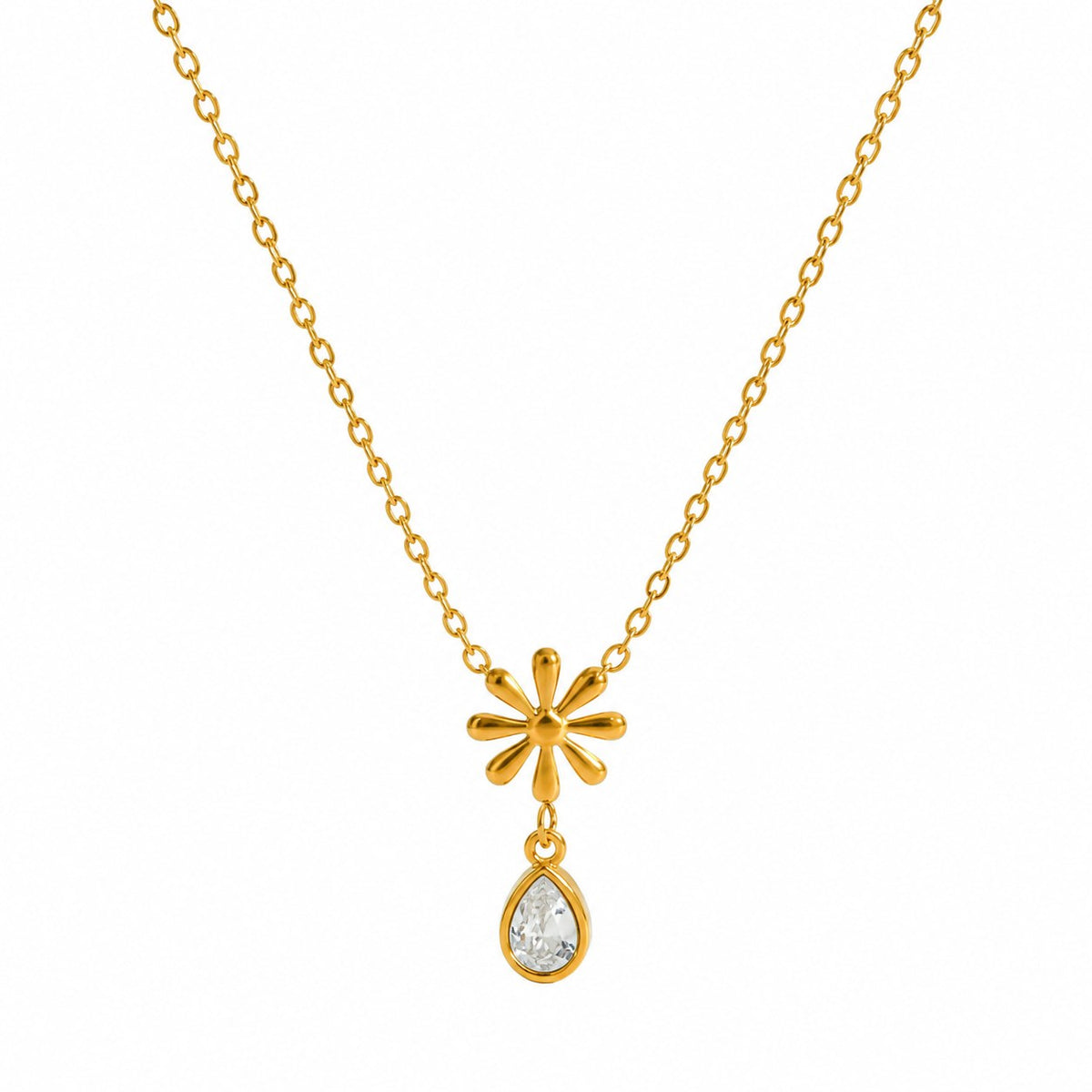 Fleur Gold Necklace