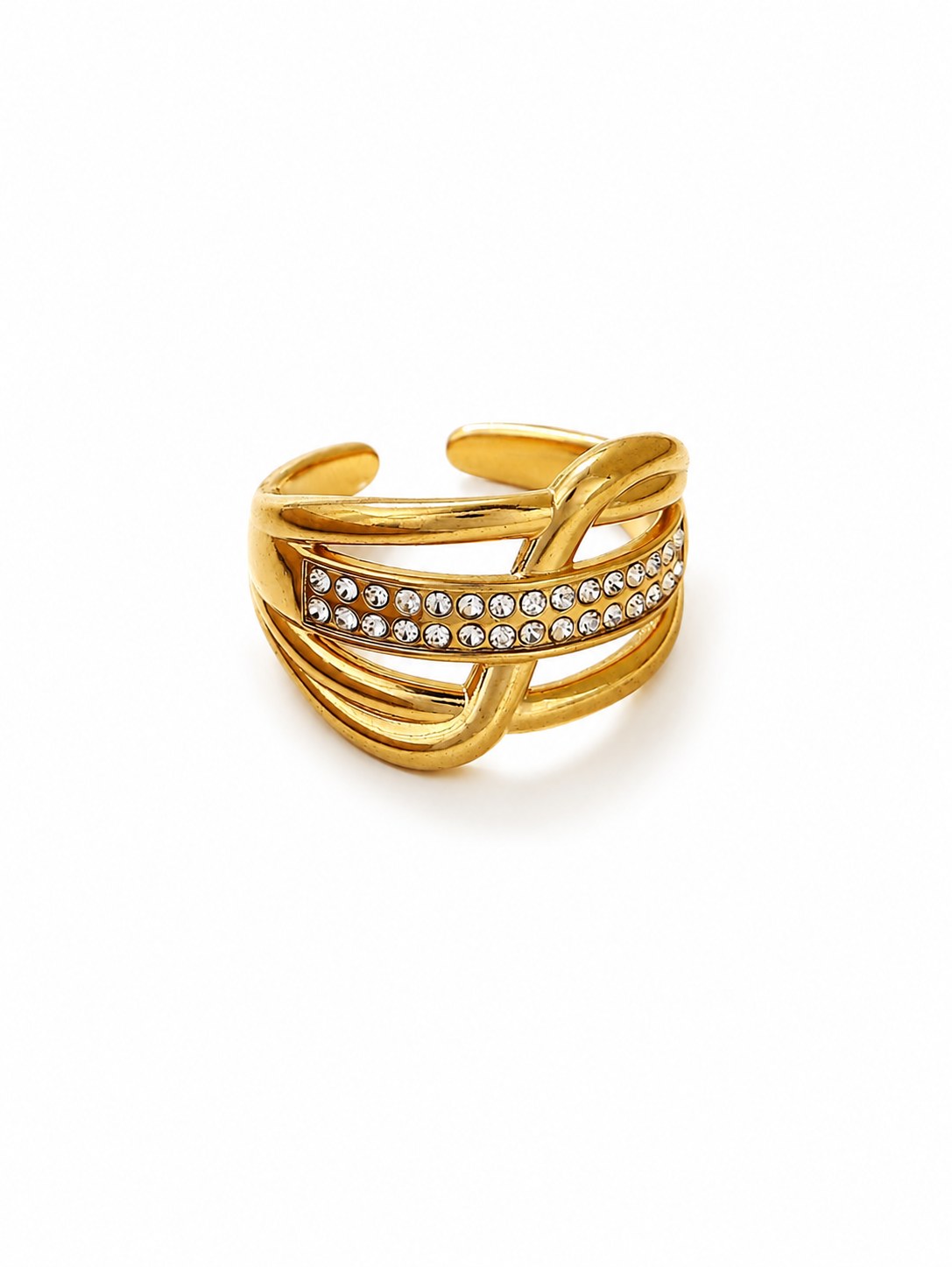 Grace Interlace Gold Ring