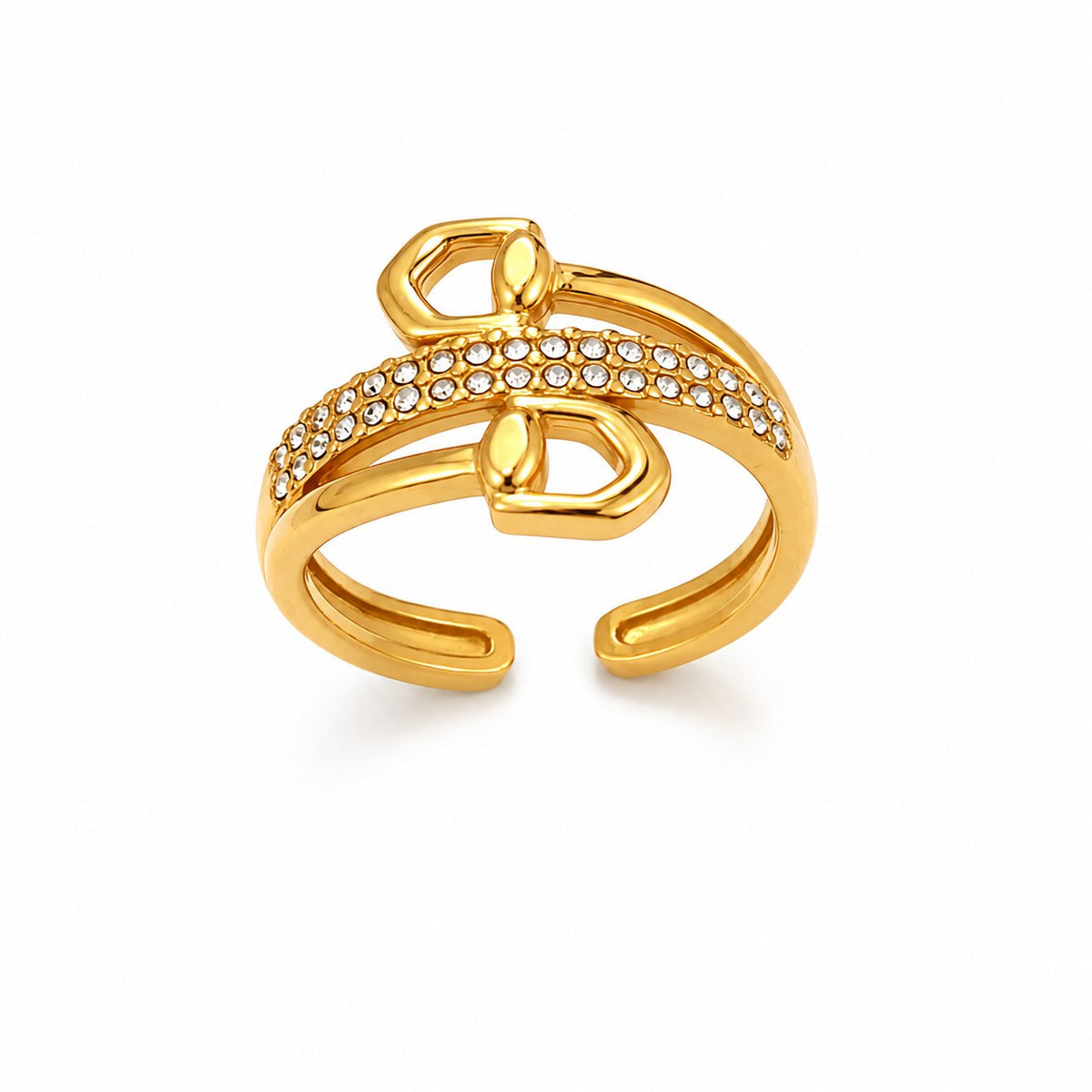 Embrace Gold Ring