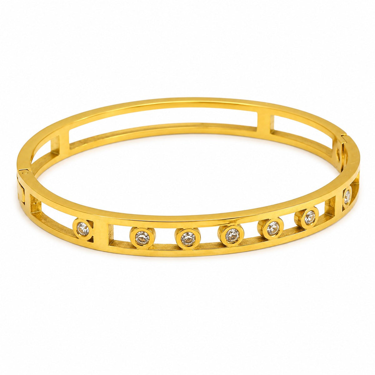 Prism Gold Plated Bangle