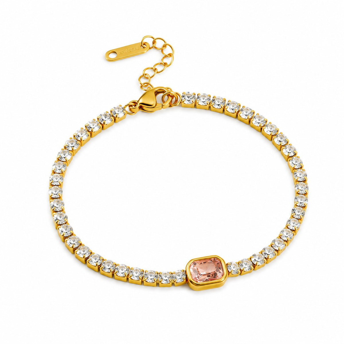 Veronica Gold Tennis Bracelet