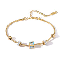 Evil Charms Gold Bracelet