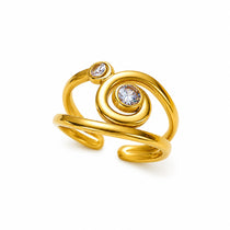 Rounded Gold Ring