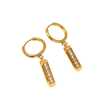 Nova Bar Gold Earrings