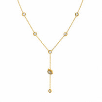 Stellar Gold Lariat Necklace