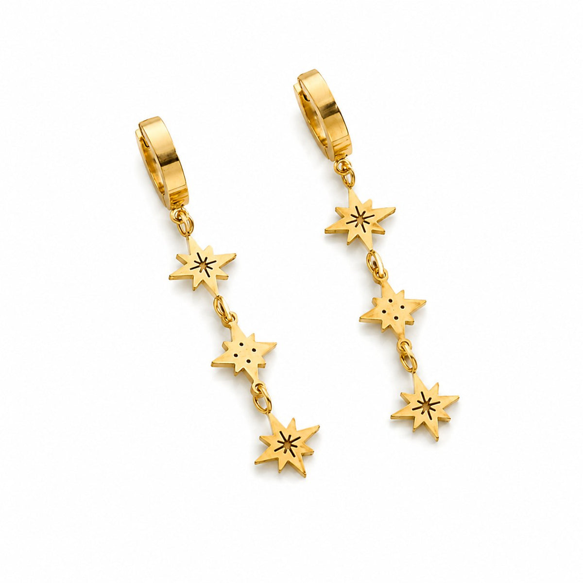 StarDrop Gold Earrings