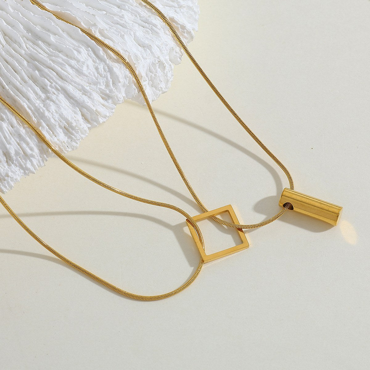 Axis Gold Necklace