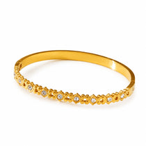 Daisy Gold Plated Bangle