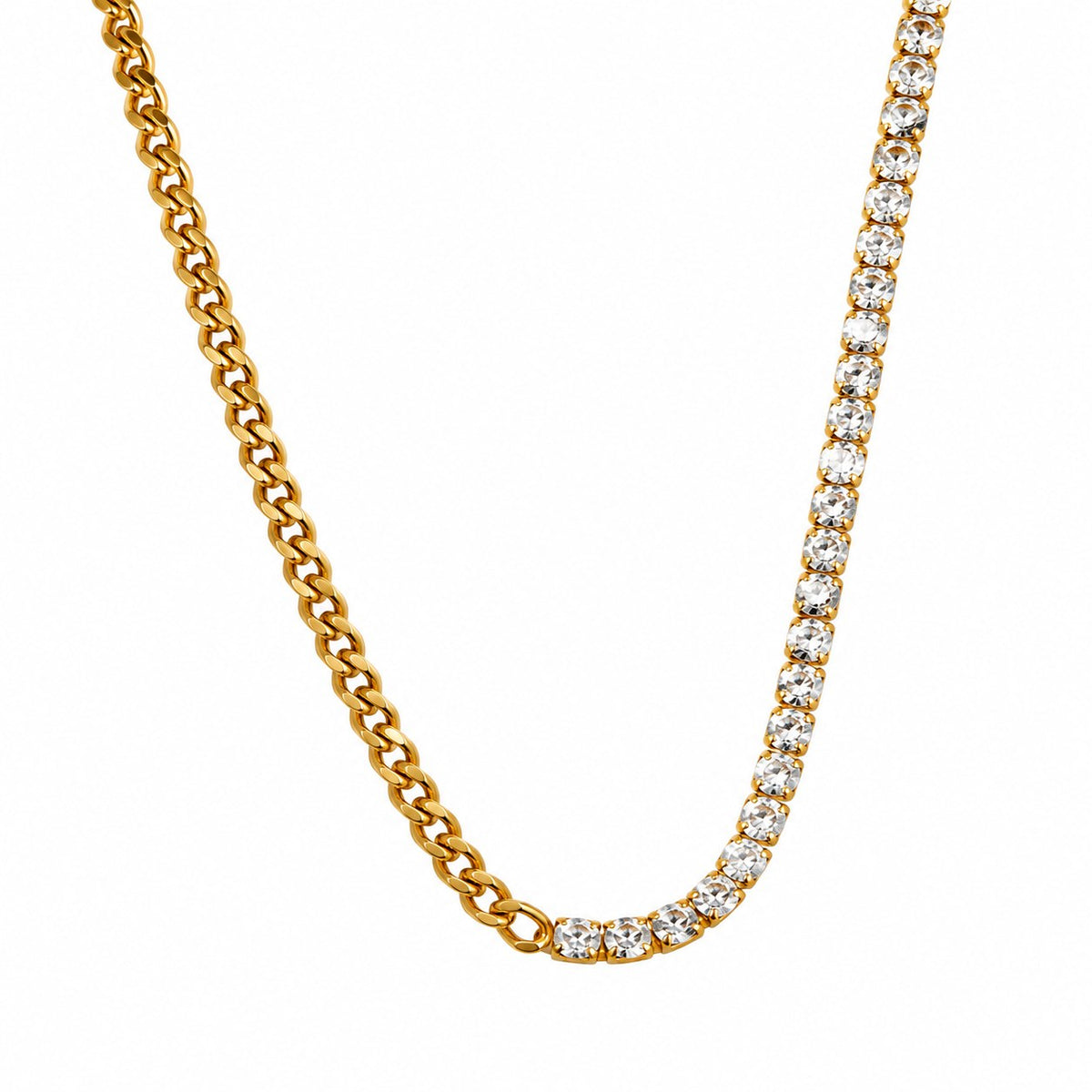 Duality Gold Necklace