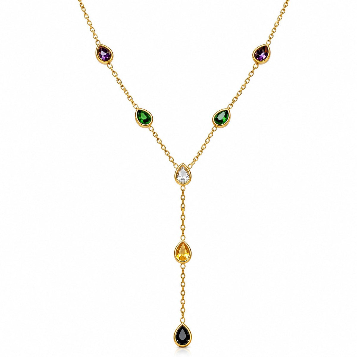 Liora Drop Gold Necklace
