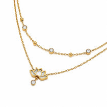 Lotus Aura Gold Necklace